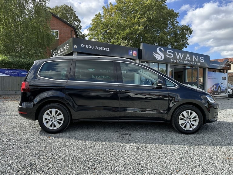 2016 Volkswagen Sharan 2.0 TDI BlueMotion SE Diesel Manual 5 Door MPV Black