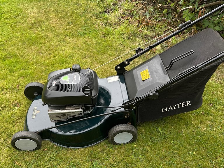 Hayter 53 petrol Selfdrive lawnmower VGC serviced 21”cut 190cc Briggs mower