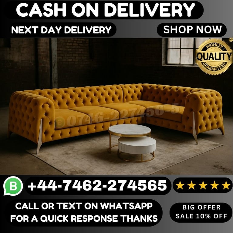 Luxurious Italian Chesterfield Sofas – Timeless Elegance on Sale Now!
