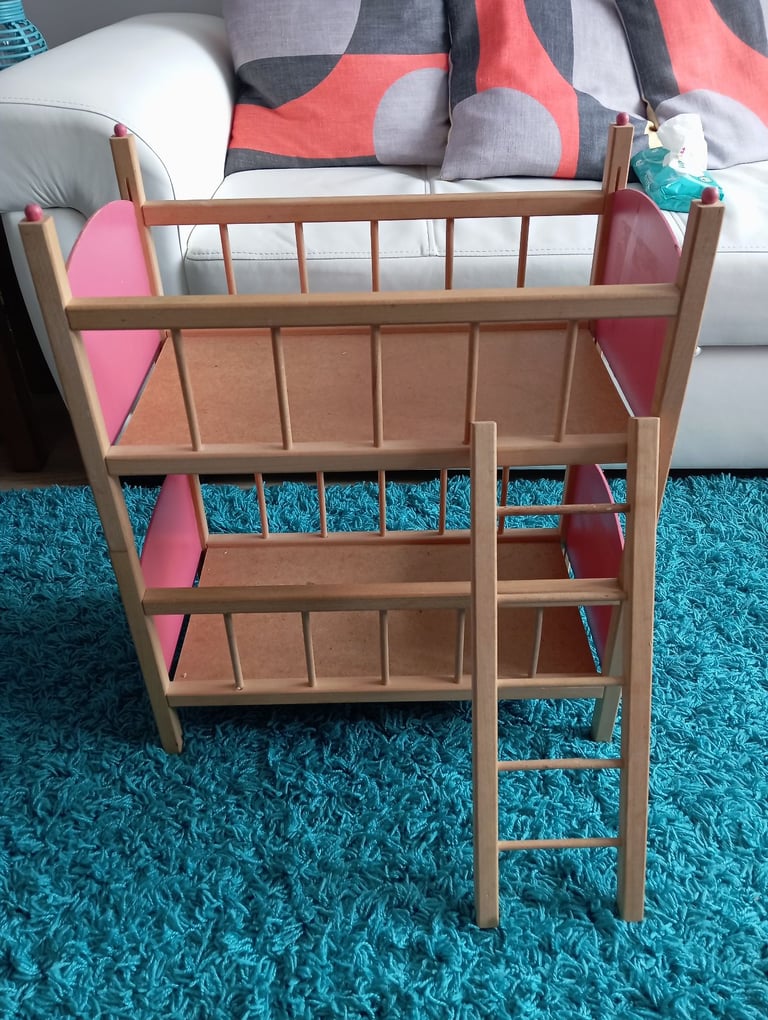 Bunk bed toy pink