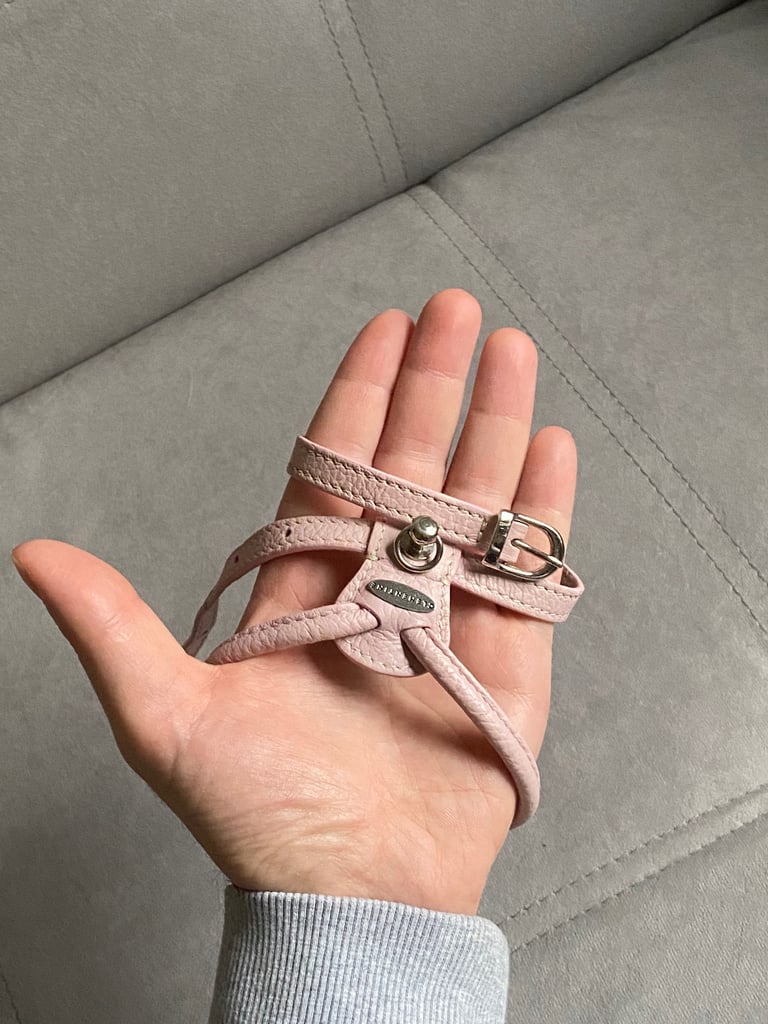 Dog harness, real leather Clementine