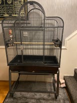 Large parrot cage with stand 