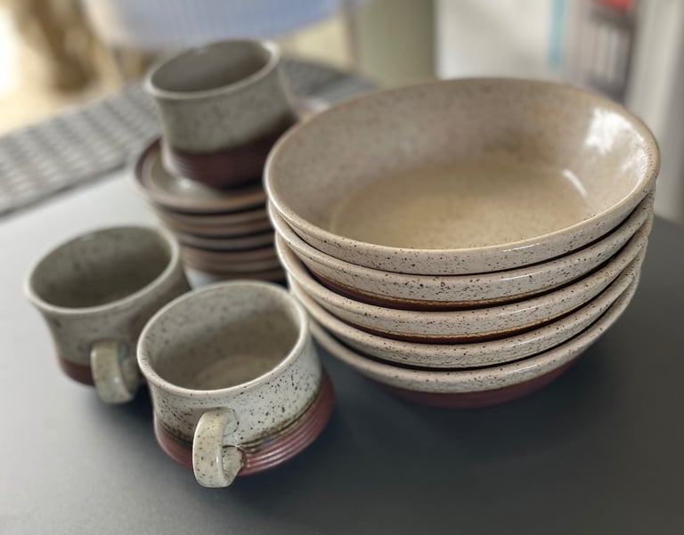 Job Lot Purbeck Pottery, Portland Design Crockery