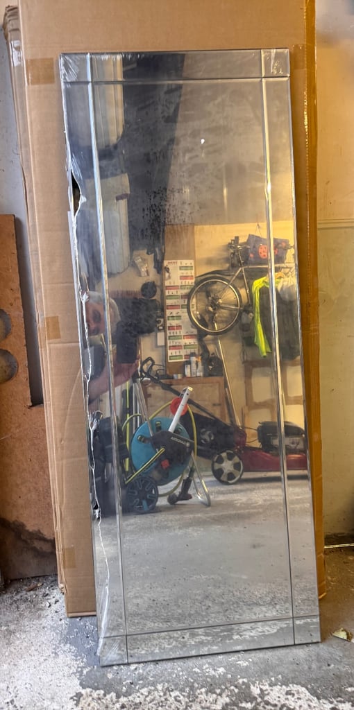 Bevelled Full Length Mirror X2