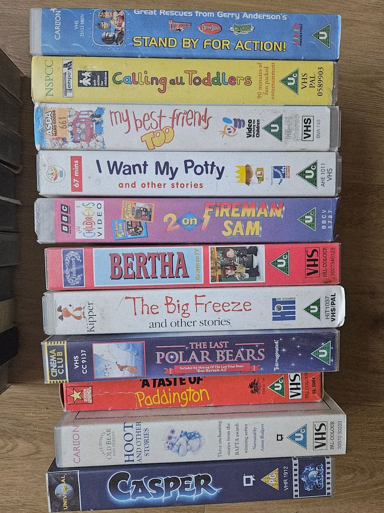 image for Children's vhs tapes