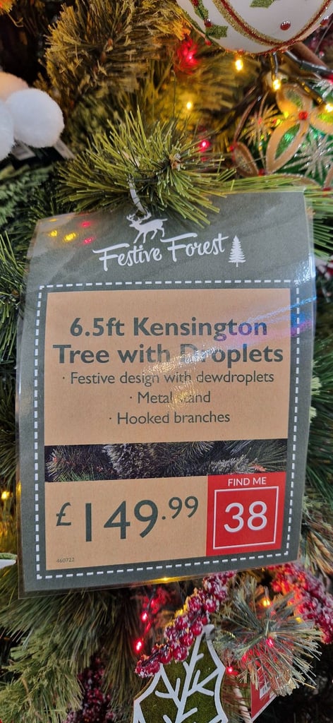 The Range 6.5ft Kensington Traditional Christmas Tree by Festive Forest.