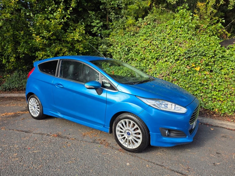2013 FORD FIESTA 1.0 ECO BOOST TITANIUM PETROL BLUE 3 DOOR CHEAP TAX INSURANCE 
