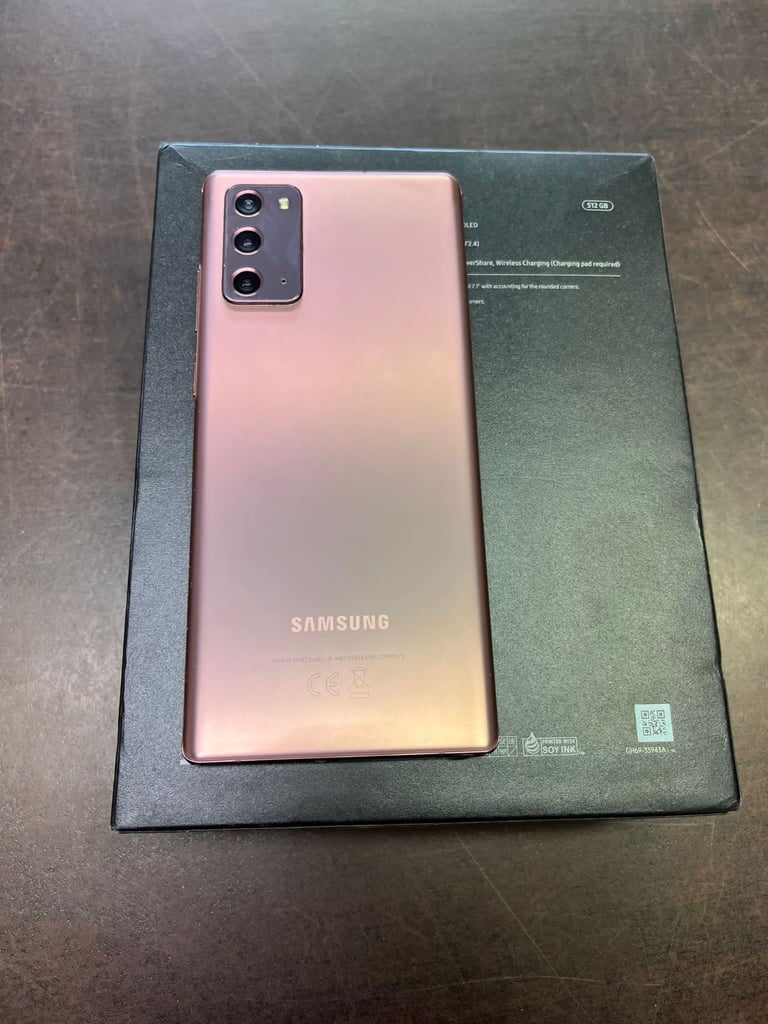 Samsung Galaxy Note 20 256gb used £200 unlocked with warranty