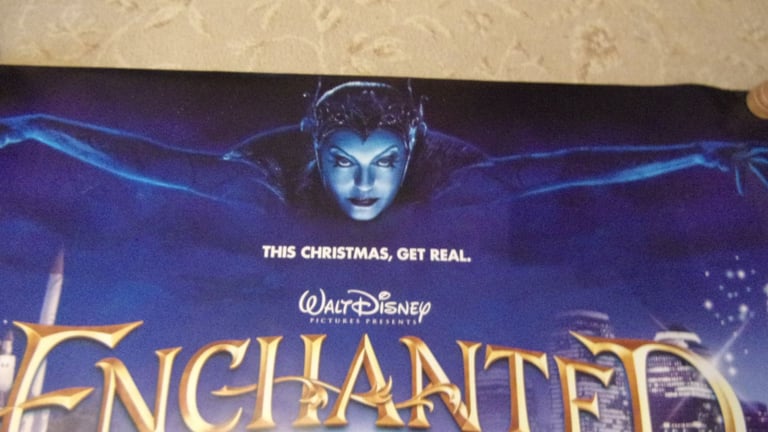 Disney Giselle Enchanted cinema quad poster 40x30"