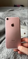 Apple iPhone 7 unlocked like new condition rose gold 128gb I phone 