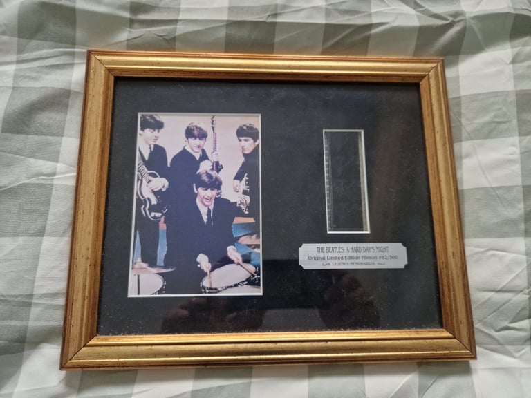 image for Beatles Hard Days Night Original Film Cell Framed