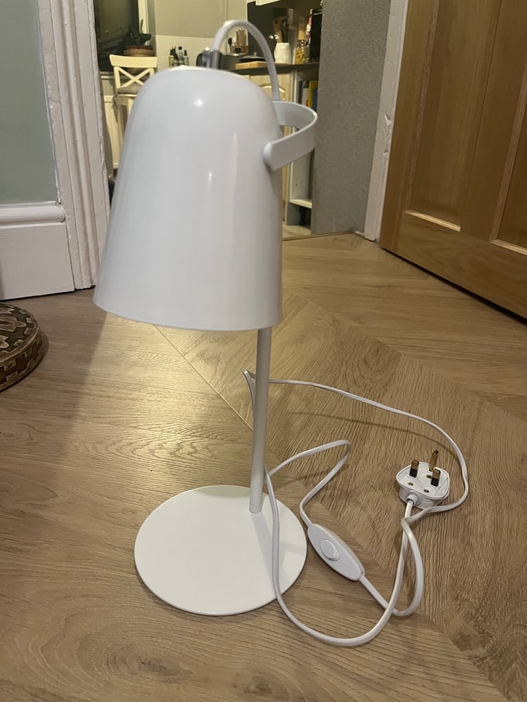 White desk lamp