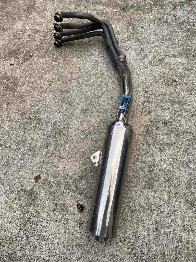 Kawasaki zx12 titanium exhaust full system