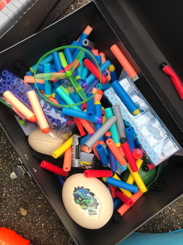 Massive amount of nerf and toy weapons
