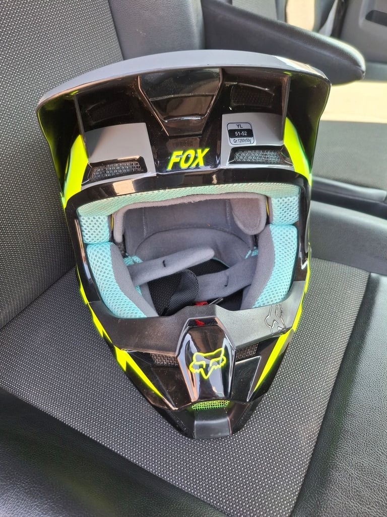Fox motorbike helmet for child