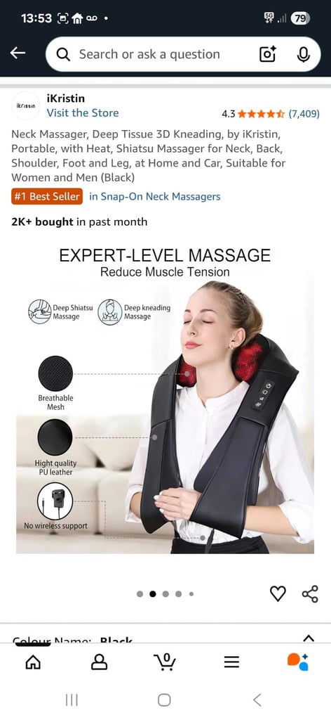 image for Neck, shoulder and back massager