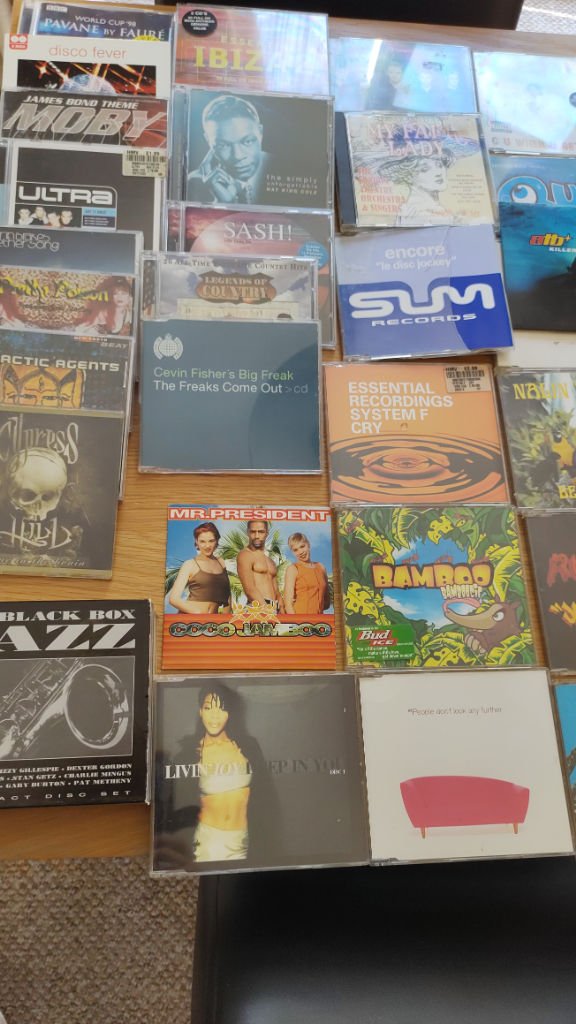 CD's - Dance Trance Pop Chart from 90's and 2000's - Job Lot