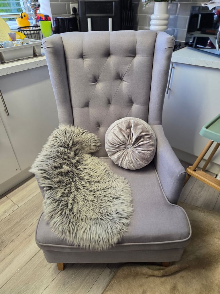 image for Grey armchair 