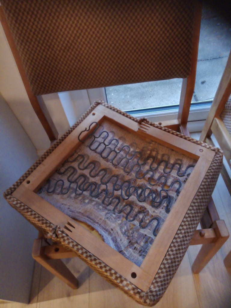 Set of 4 dining room chairs, free to collect.