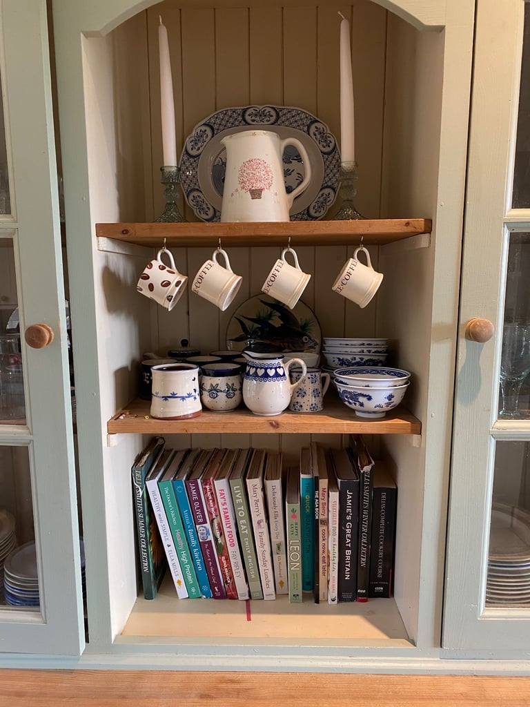 Country Kitchen Dresser - sage green