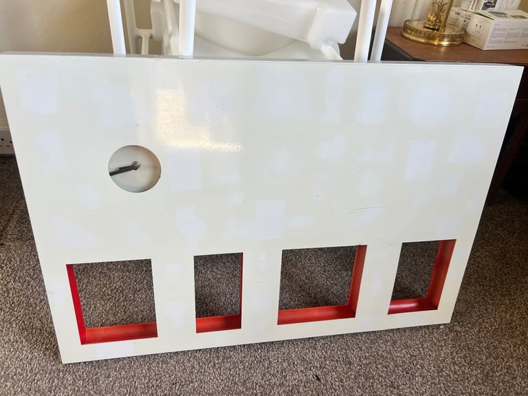 Magnetic white board with clock  Collection only from Brimington