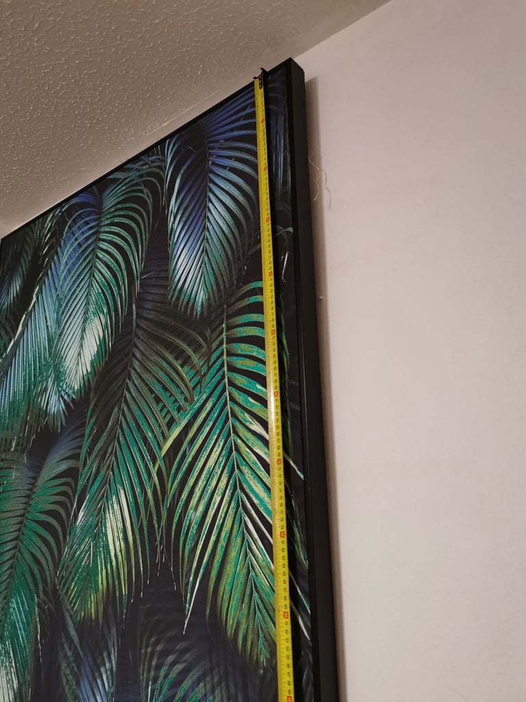picture pano 140cm*100cm, very beautifully shines the mirror green account when the light hits,