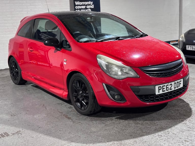 2012 Vauxhall Corsa 1.2 Limited Edition 3dr HATCHBACK Petrol Manual