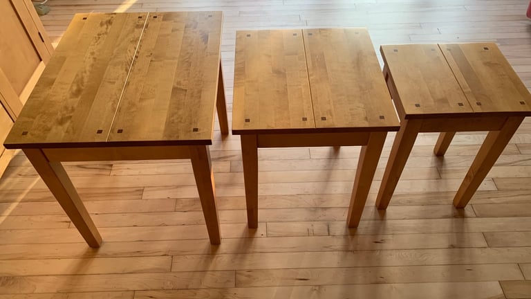 Oak Nest of Tables by NEXT