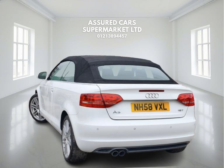 2008 Audi A3 1.8 T FSI S Line 2dr CONVERTIBLE PETROL Manual