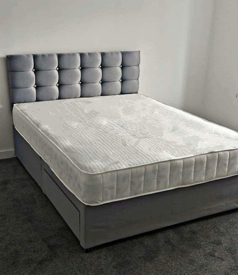 Divan Double (Single / King Size) Bed+Mattress CLEARANCE SALE ON BRAND NEW BEDS WITH MATTRESSES