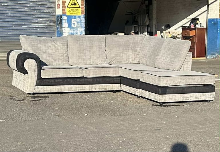 Grey corner sofa 