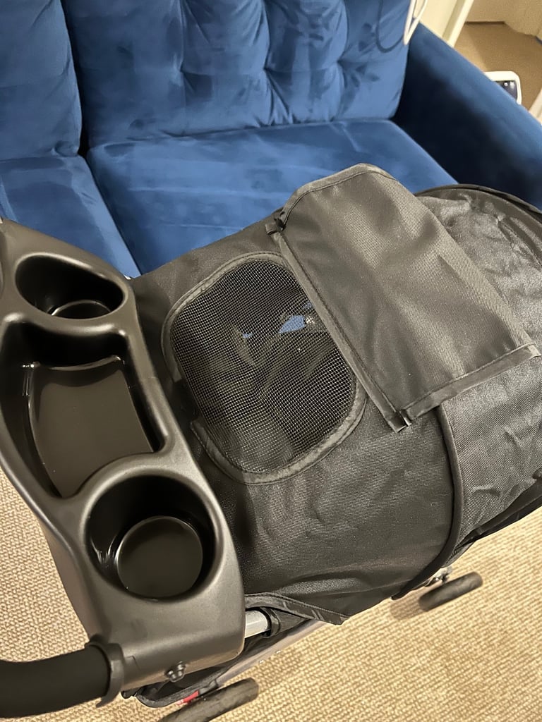 Used Once Foldable Travel Pet Stroller Trolley Pushchair