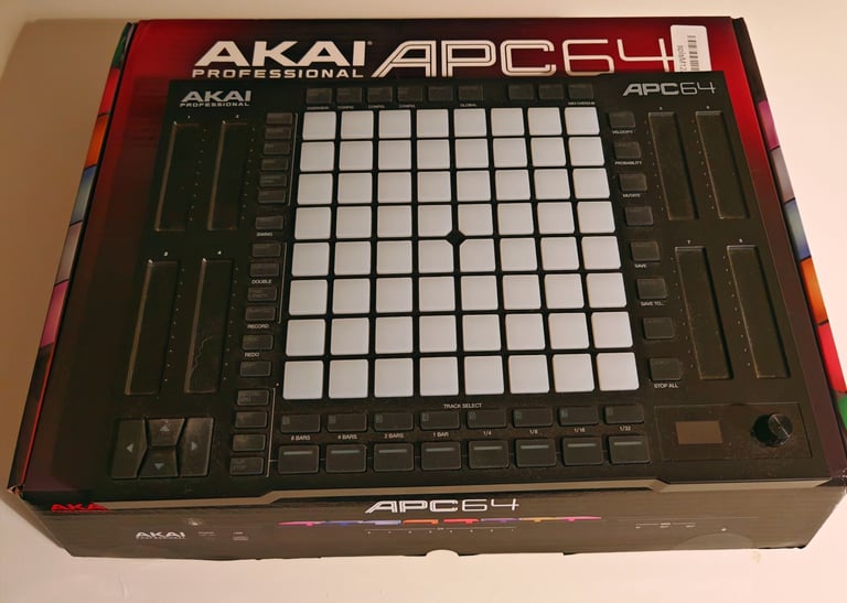 Akai APC64 Midi controller. 