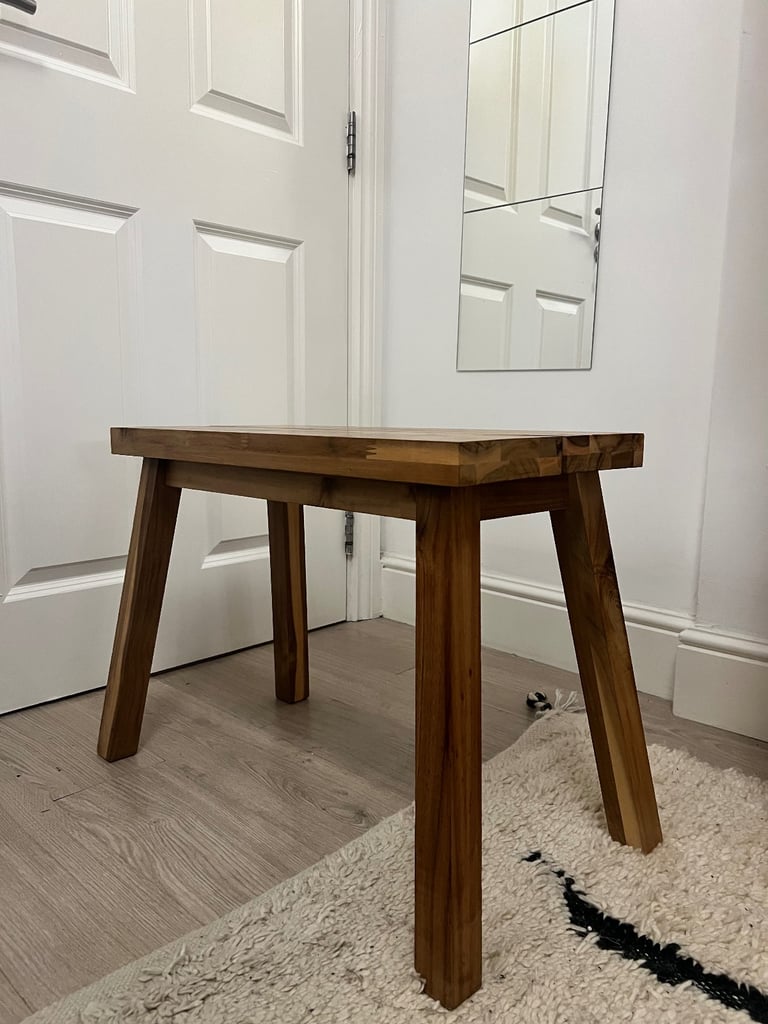 Rare IKEA SKOGSTA Small Bench acacia