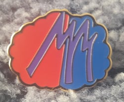 MM pin badge / brooch – post or collect
