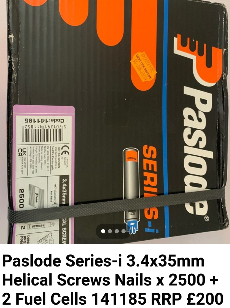 Paslode 3,4x35mm helical screw