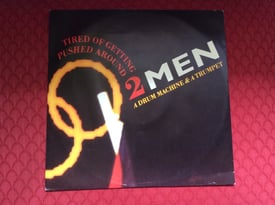 2 Men A Drum Machine and a Trumpet - Tired of Getting Pushed Around - 12” Single 1987