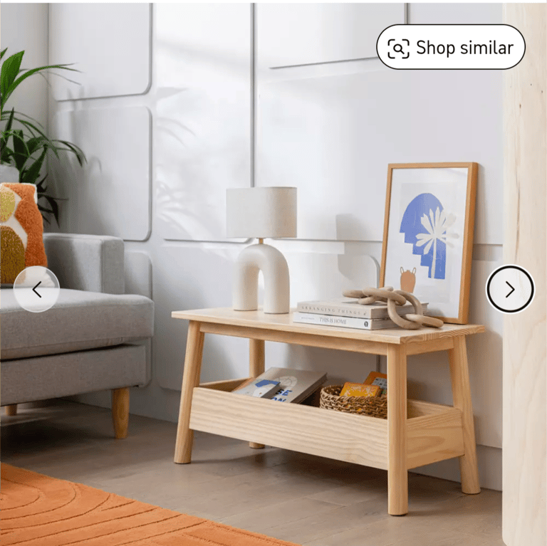 Habitat storage bench - opened but never used