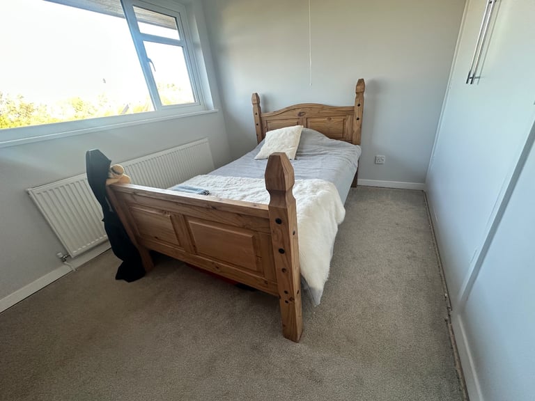 image for Double Bed and Mattress 