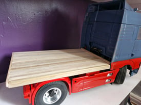 Tamiya man rc truck / swap for mfc kit / ssb cb setup 