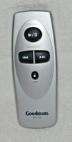 GOODMANS GPS 155R REMOTE CONTROL UNIT SILVER BRAND NEW FOR CD PLAYER