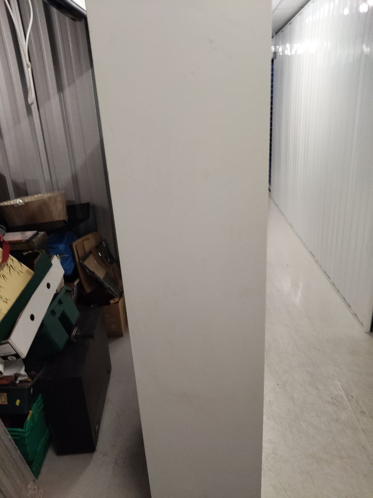 Bisley grey two door storage cabinet 