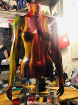 Hand painted mannequin 