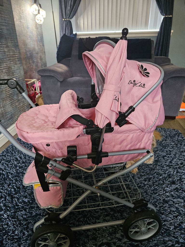 Girls doll pram