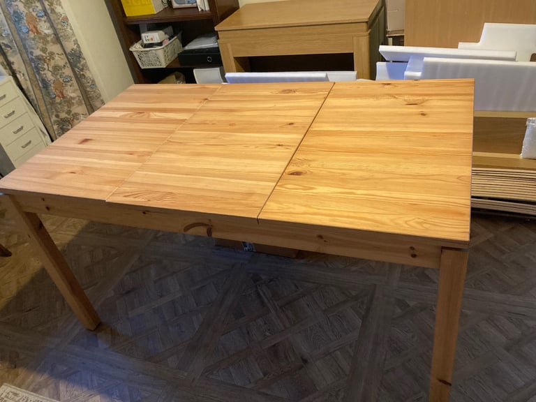 image for IKEA wooden table. 6 seater
