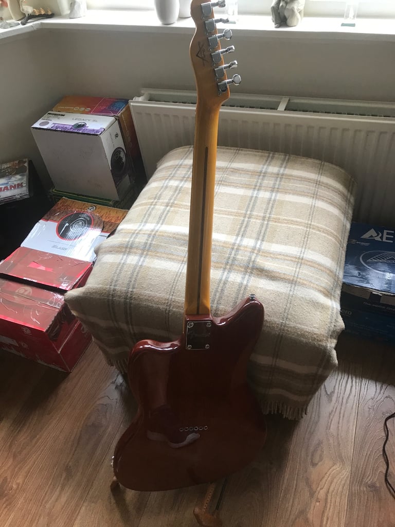 Fender Tele/Jazzmaster style Custom Built guitar. Mint Condition.