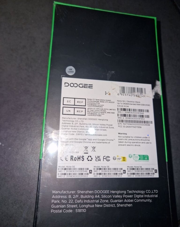 Doogee Note 56