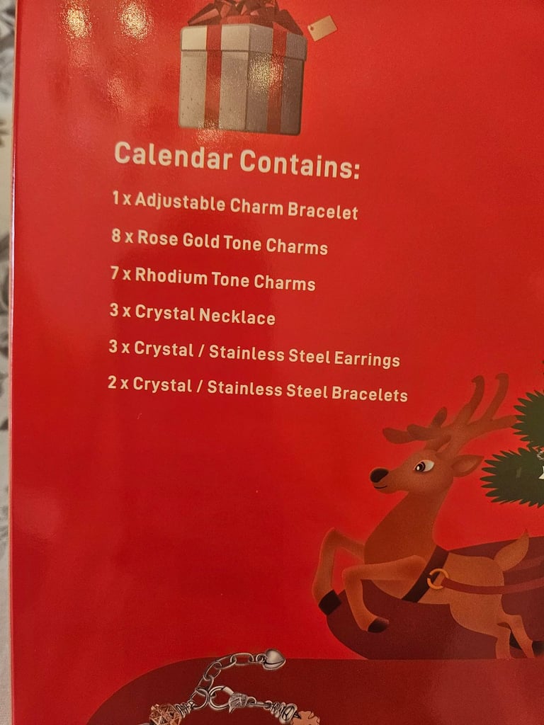 Jewellery advent calandar