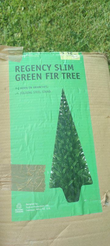 7 ft regency slim green Fir tree