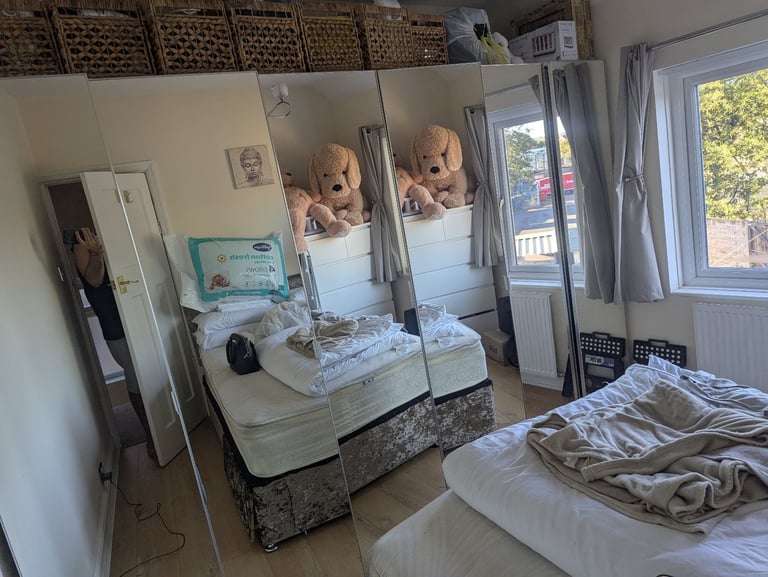 IKEA mirrored wardrobes 